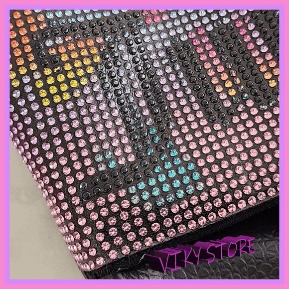 NWT {Juicy Couture} Crystal Logo Flip Flops: Glamorous Summer Stride Size 10 NWT - Picture 8 of 9